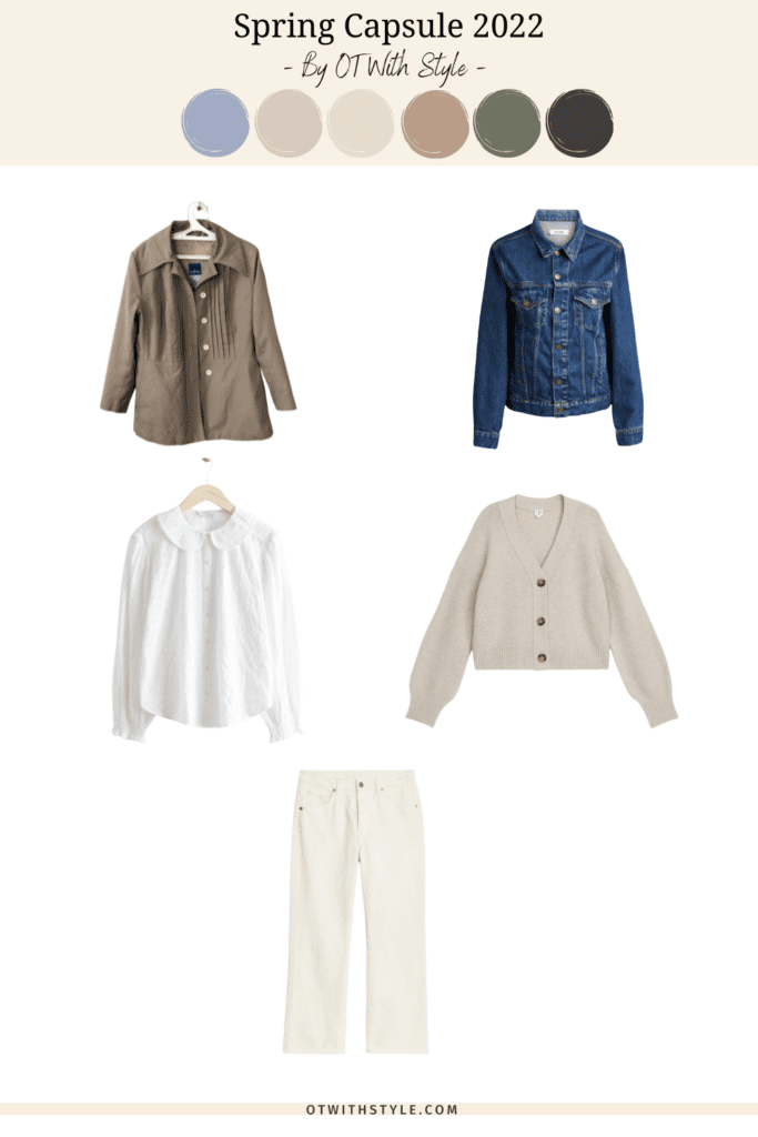 new on my spring capsule wardrobe