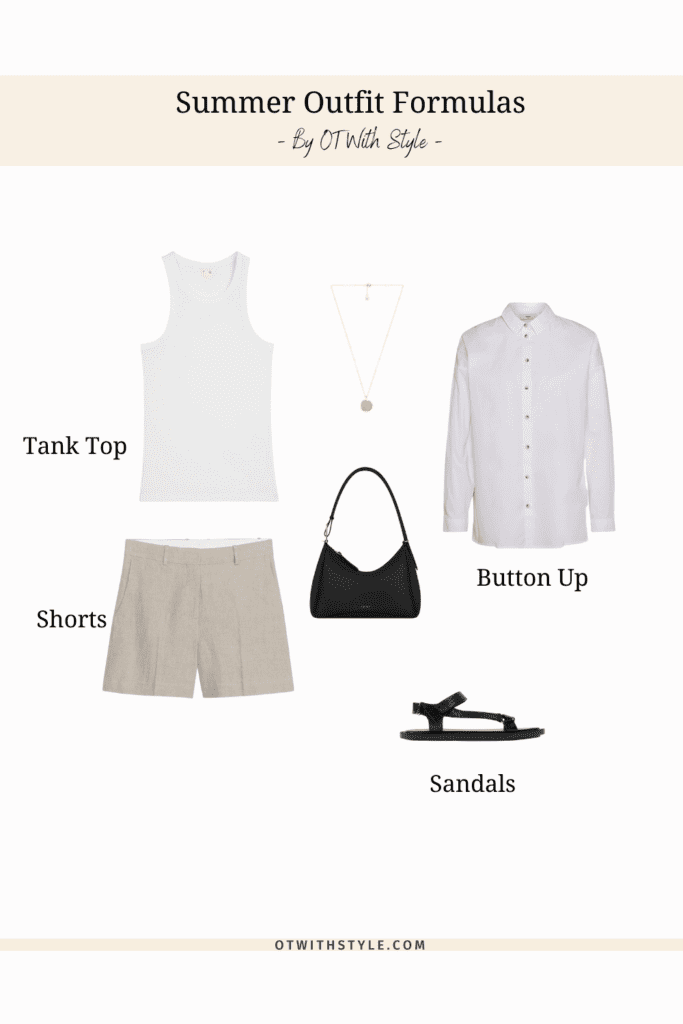 summer wardrobe outfit formula