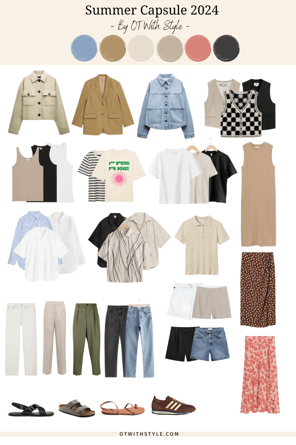 summer 2024 capsule wardrobe