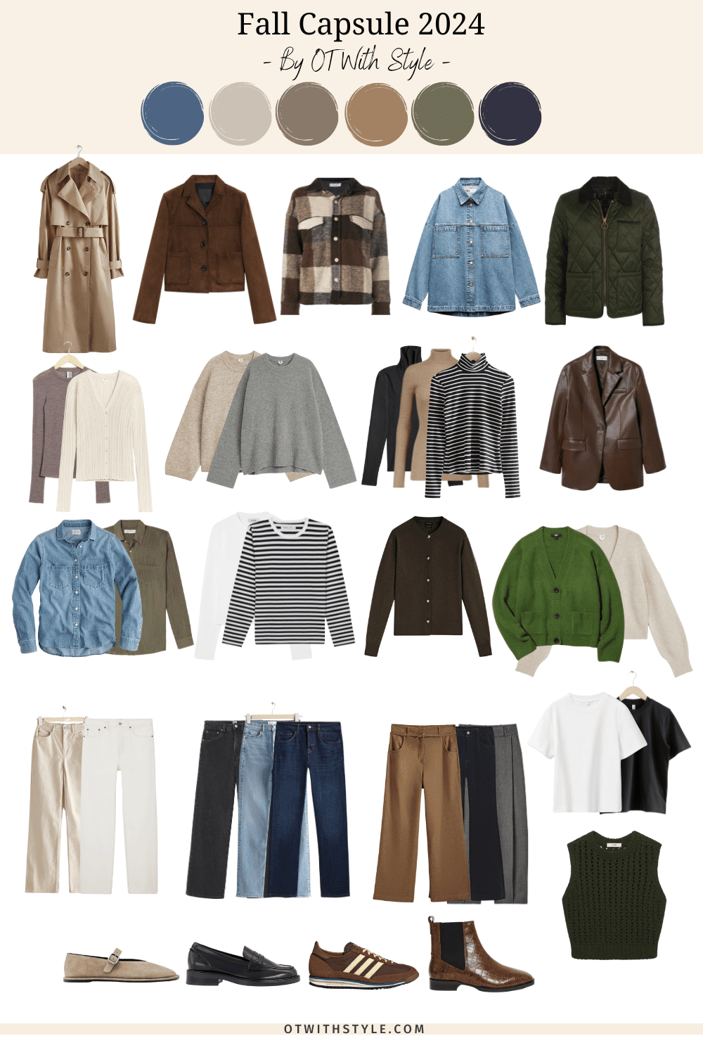 Items in fall capsule 2024